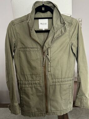 Madewell Olive Green Utility Jacket | Good Condition | Size XS Great